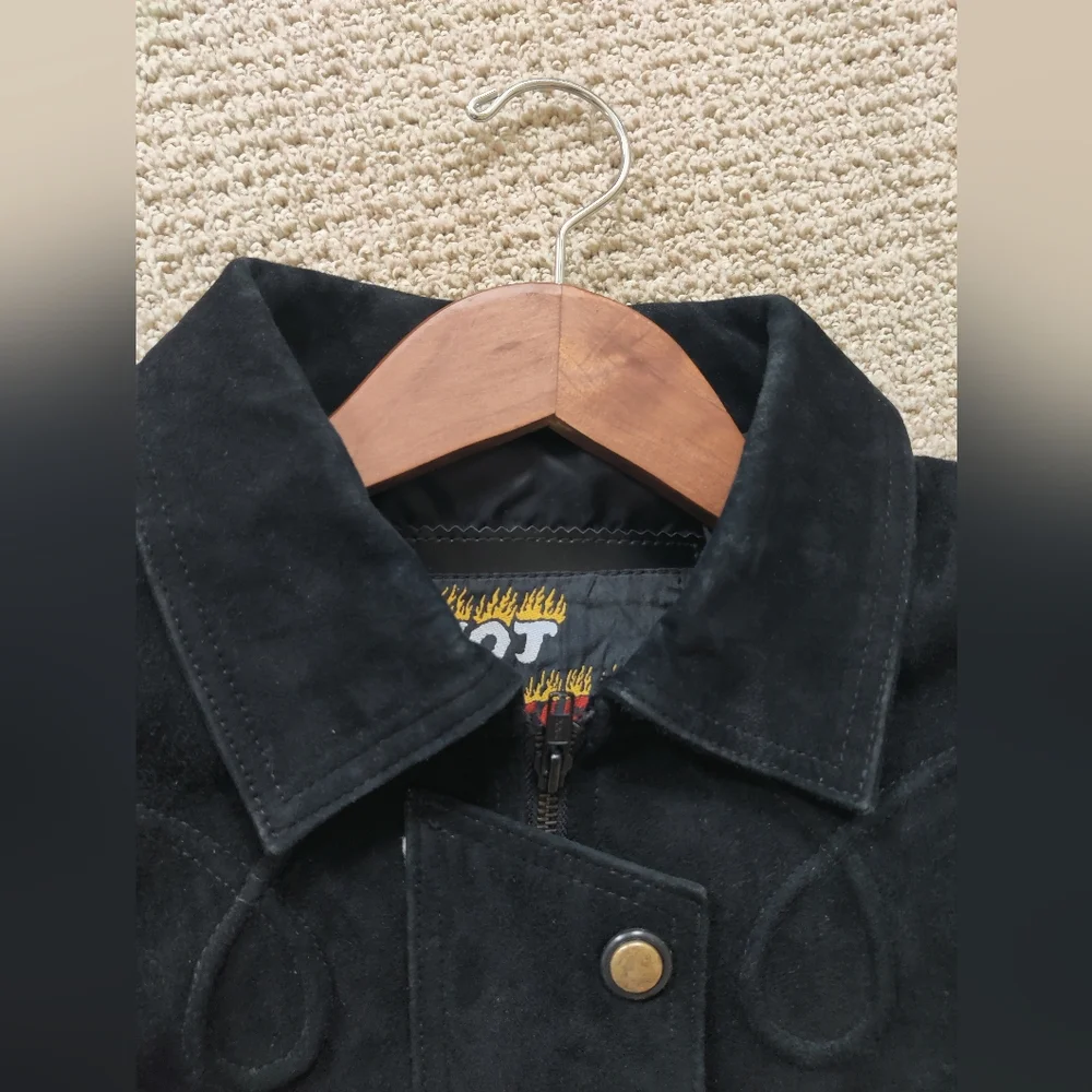 Vintage Hot Leathers Fringe Jacket - Size S - Picture 3 of 11